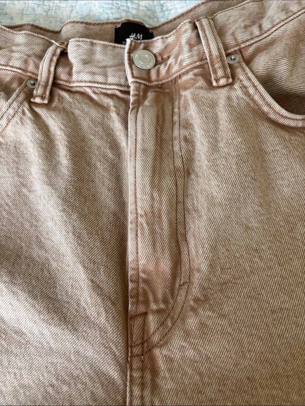 H&M Super Baggy Fit Tan Jeans - Picture 9 of 10